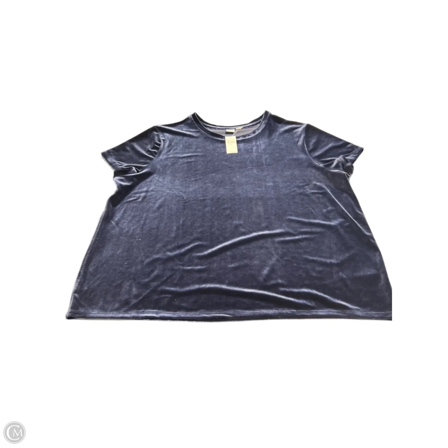 Top Short Sleeve By Gap In Navy, Size: Xxl