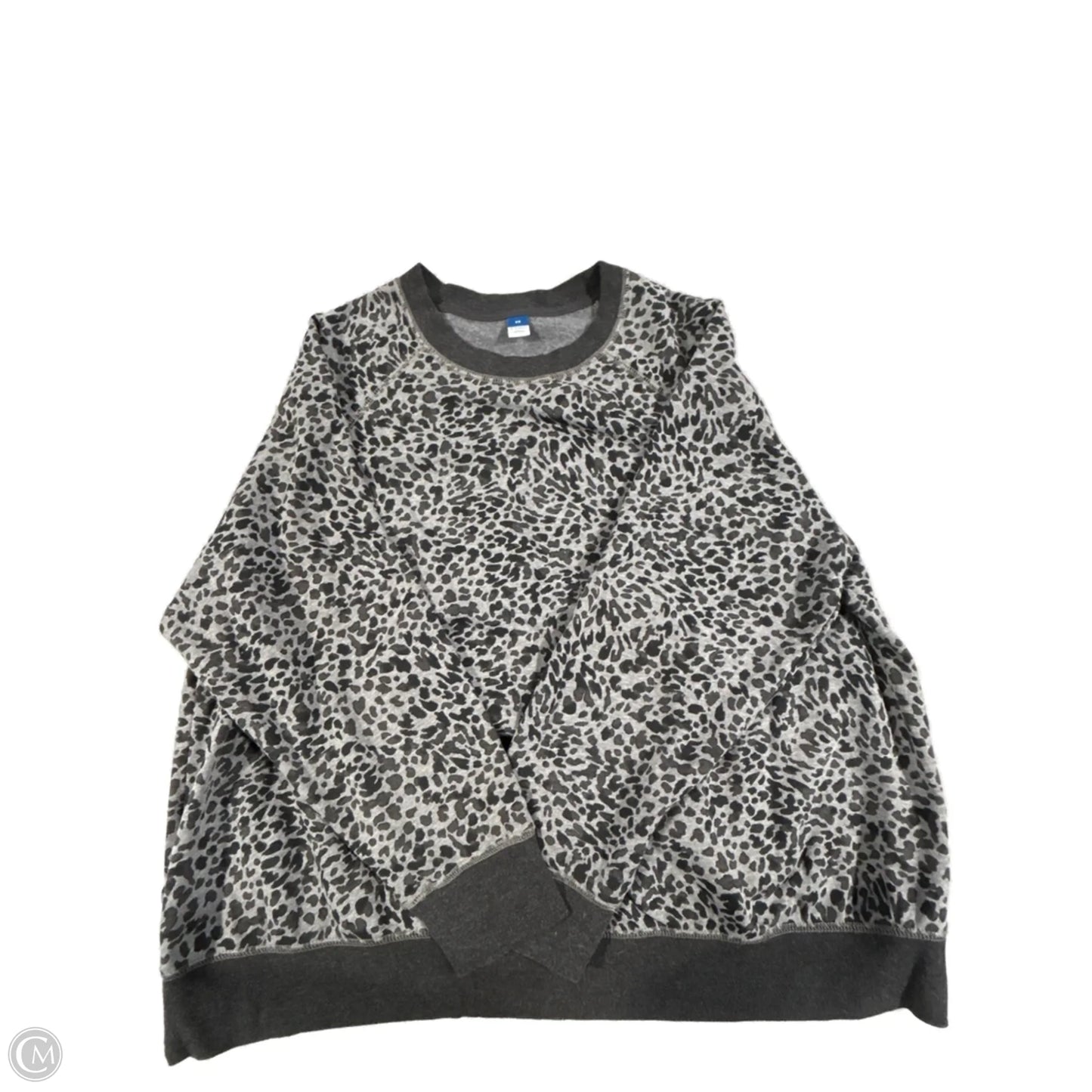 Top Long Sleeve By Old Navy In Animal Print, Size: 2x