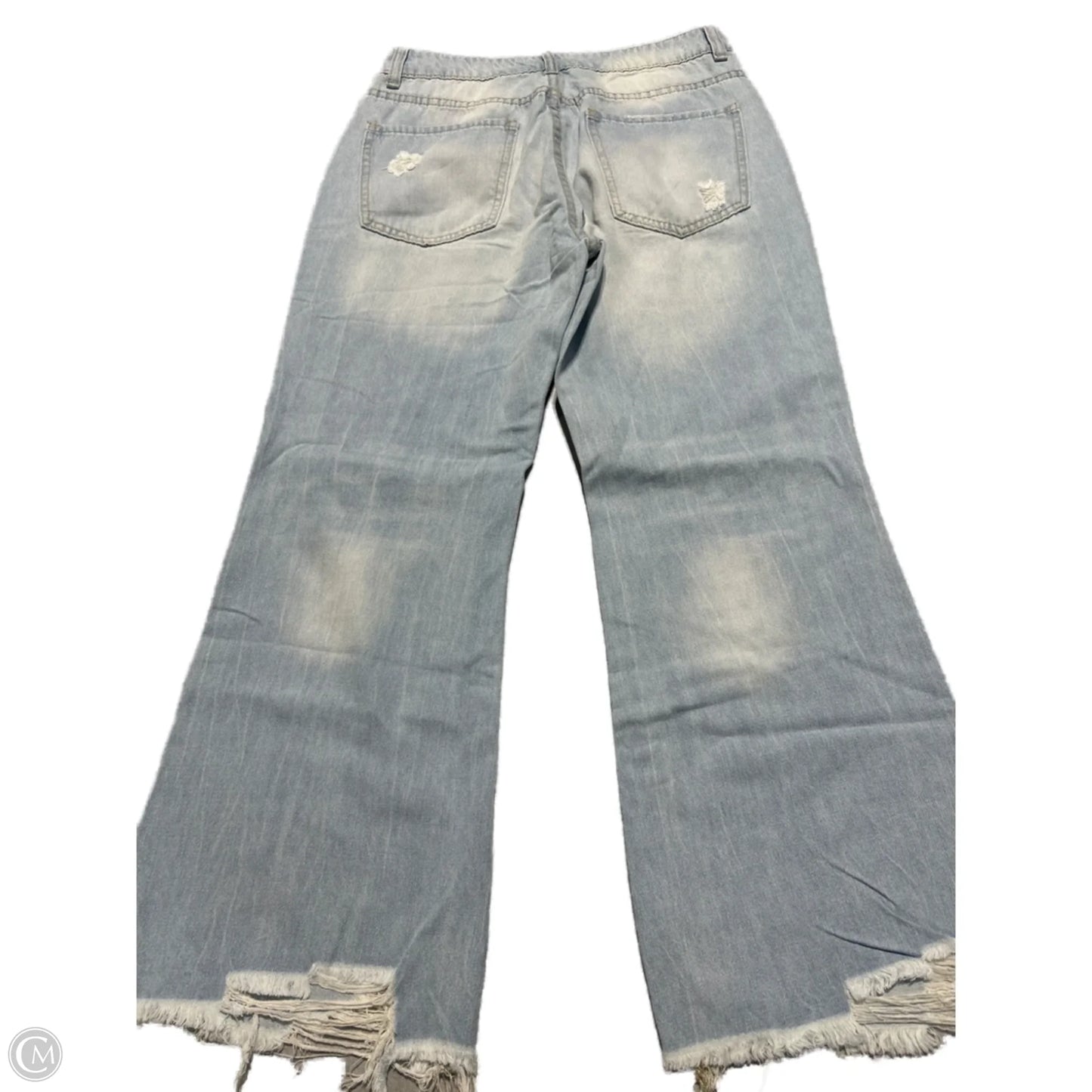 Jeans Boot Cut By Cmc In Blue Denim, Size: S