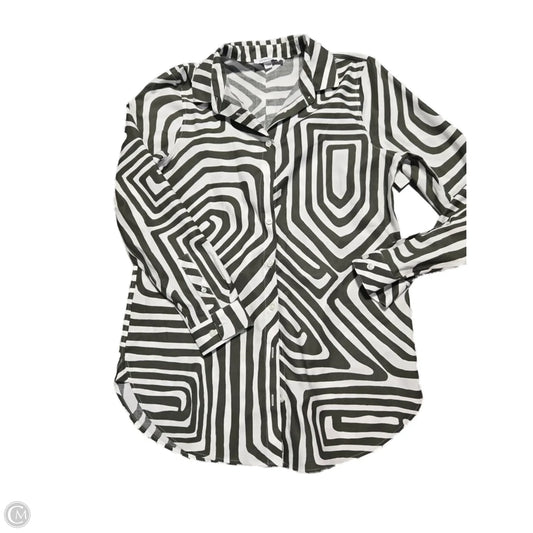 Top Long Sleeve By Chicos In Green, Size: S