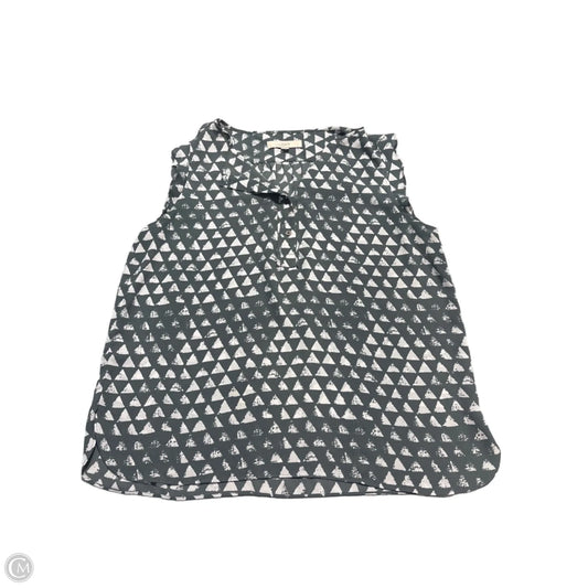 Top Sleeveless By Loft In Green, Size: L
