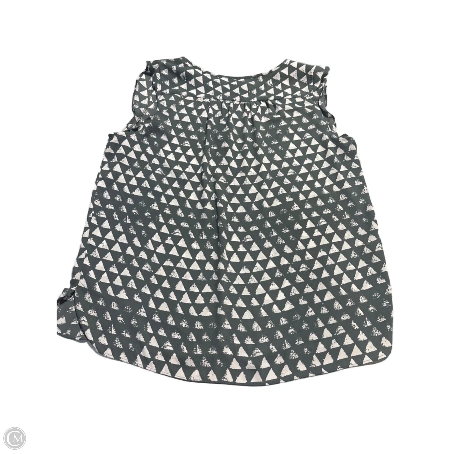 Top Sleeveless By Loft In Green, Size: L