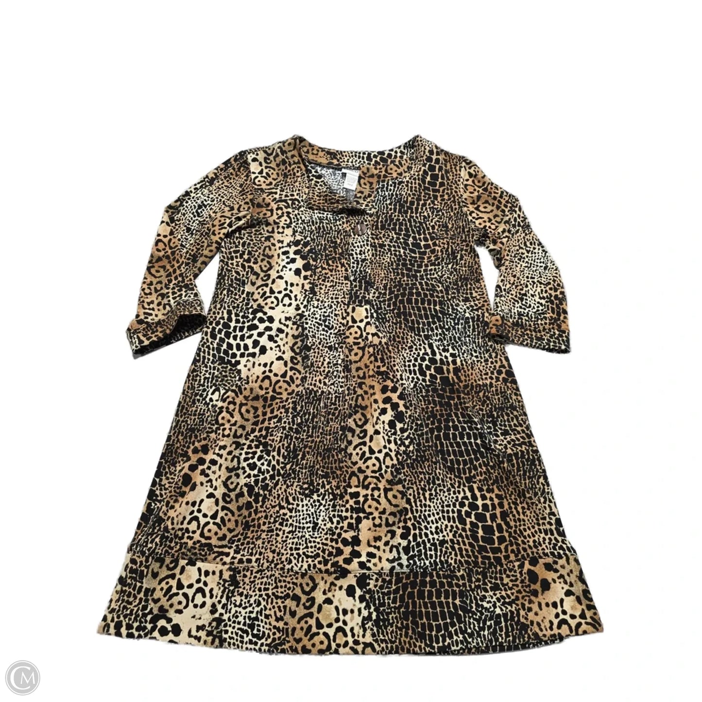 Dress Casual Short By Chicos In Animal Print, Size: L