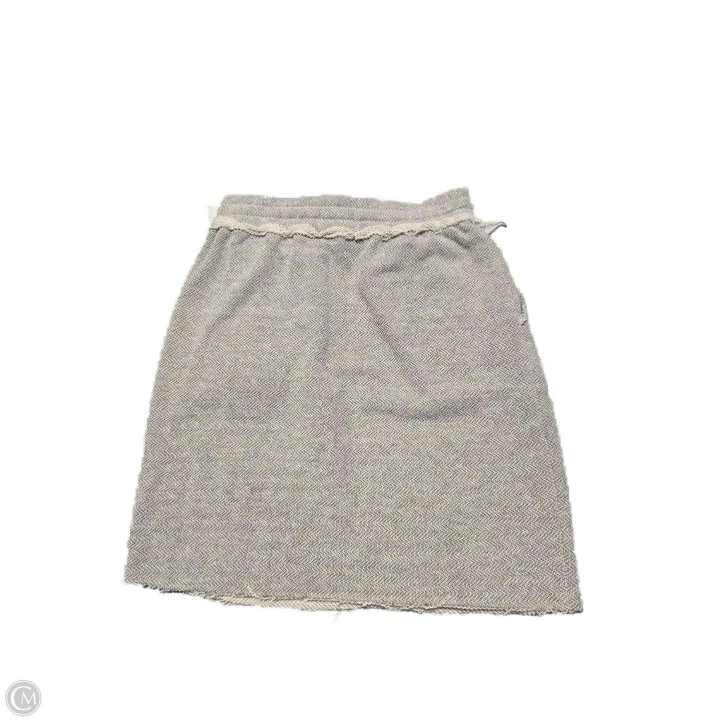 Skirt Mini & Short By Polagram In Cream, Size: S
