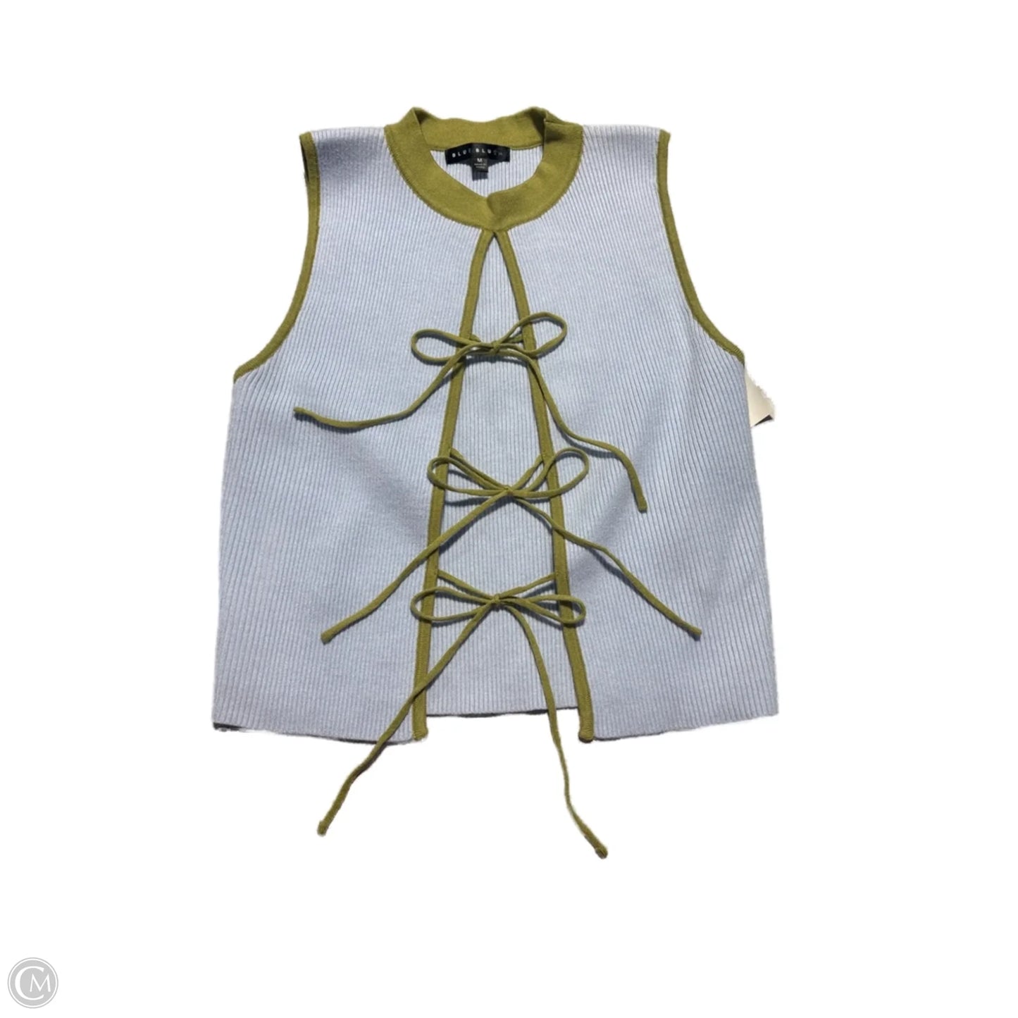 Vest Sweater By Blue Blush In Blue & Green, Size: M