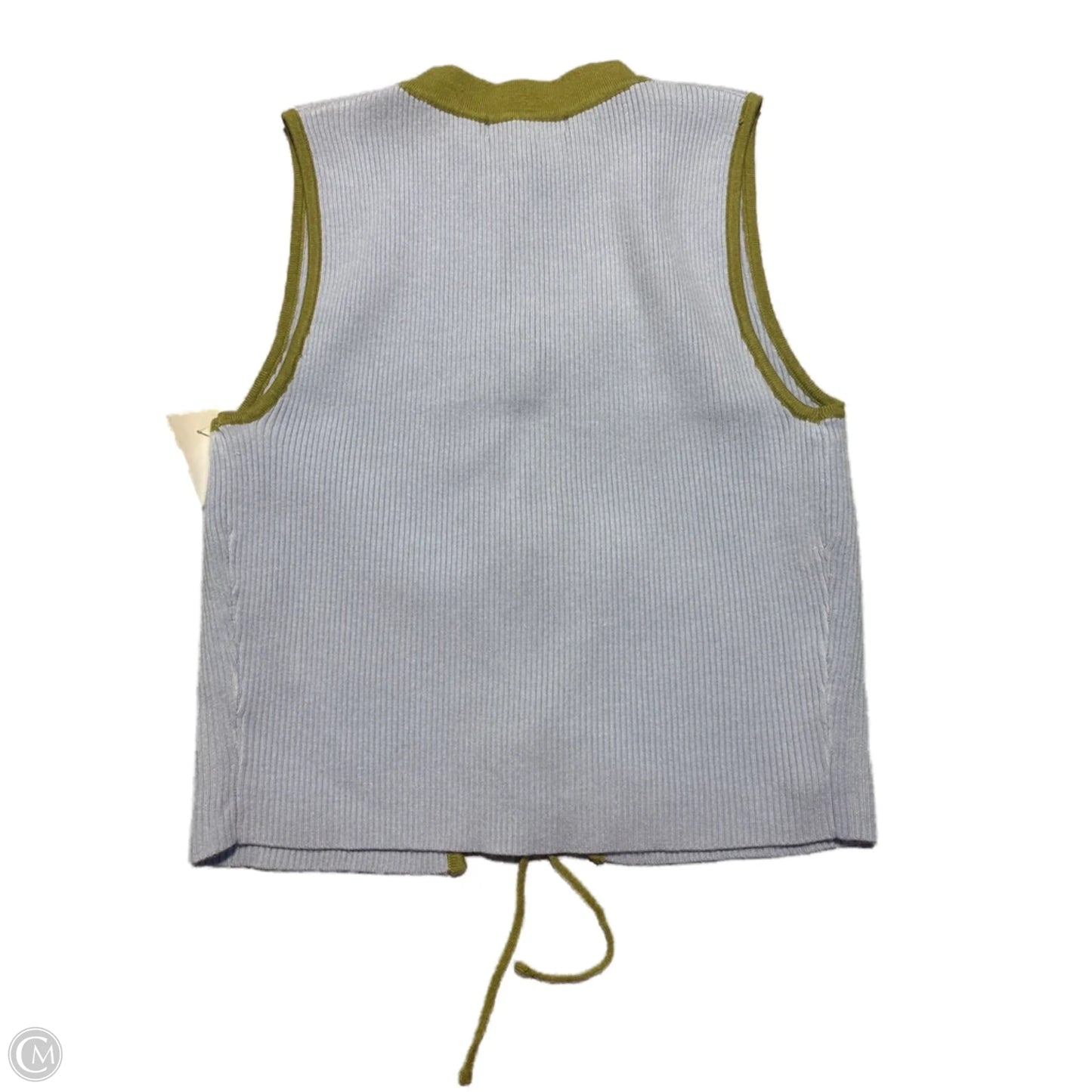 Vest Sweater By Blue Blush In Blue & Green, Size: M