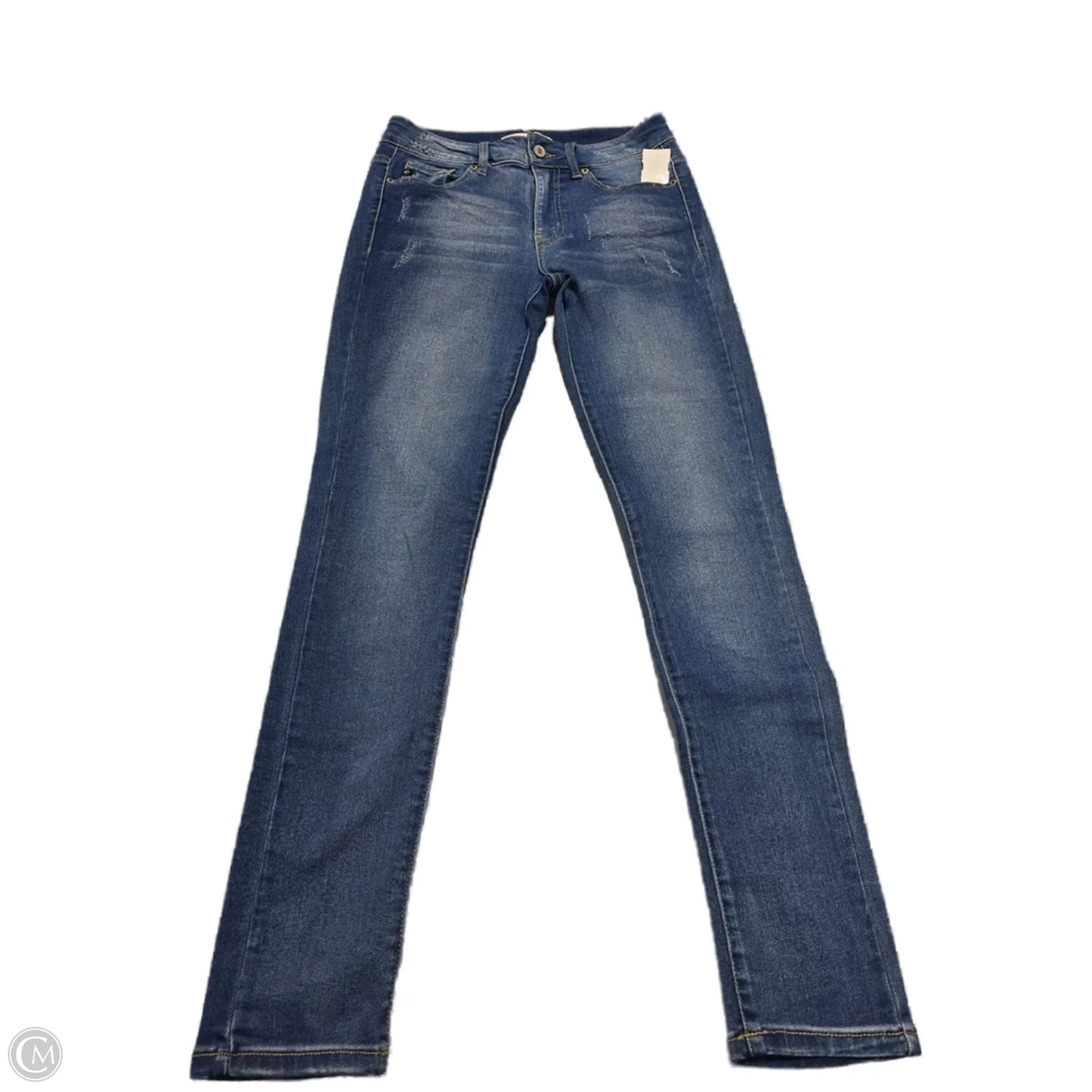 Jeans Skinny By Kancan In Blue Denim, Size: 6