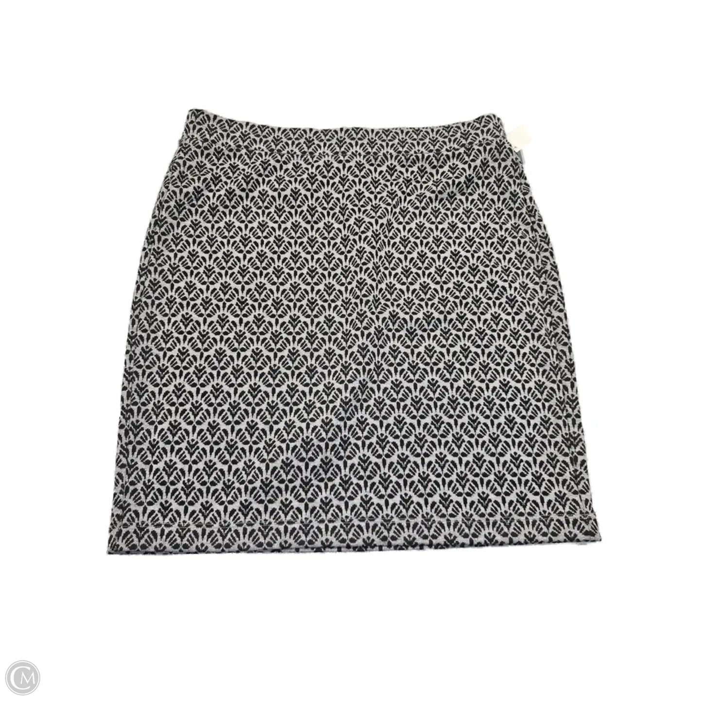 Skirt Mini & Short By Loft In Black & Grey, Size: M