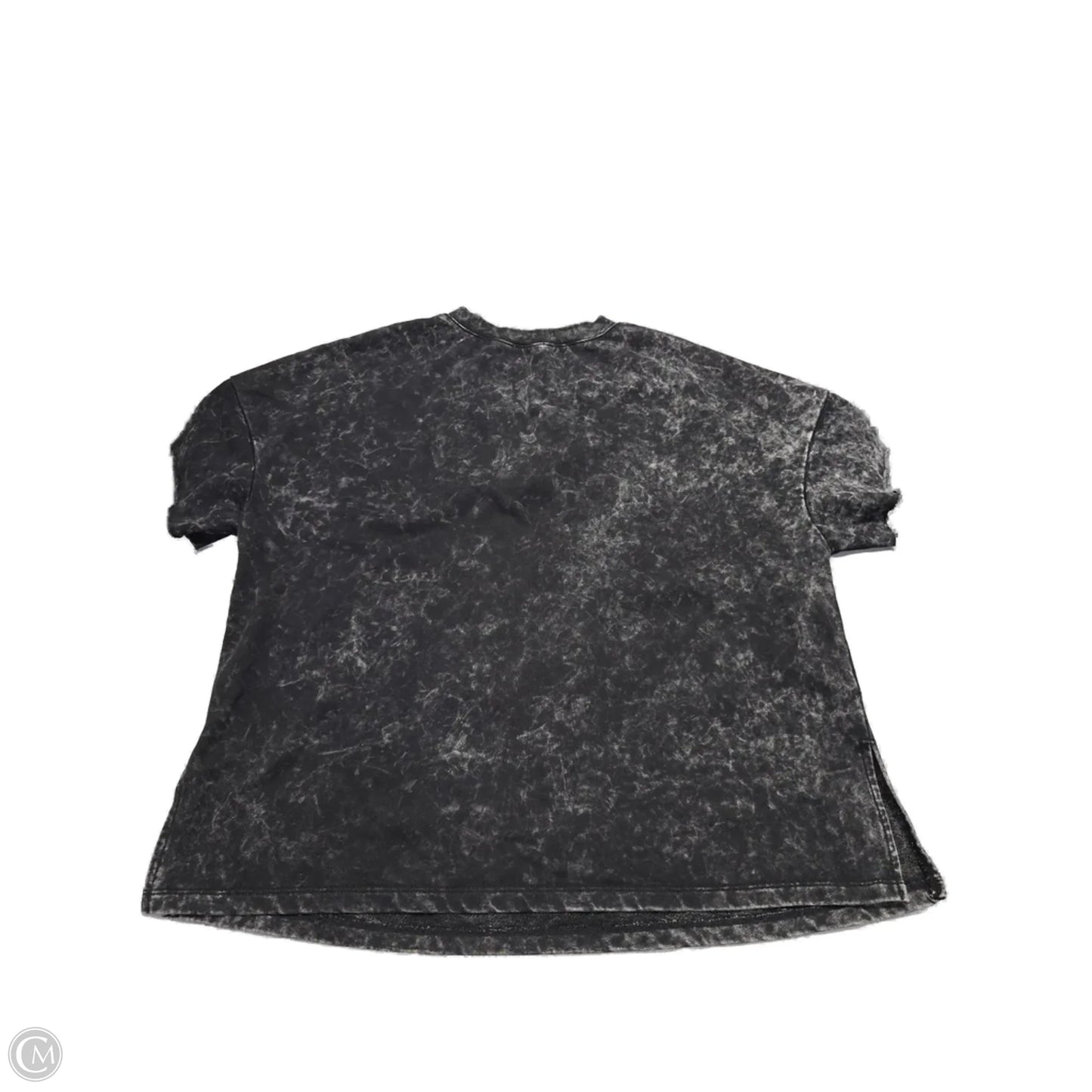 Top Short Sleeve By Cmc In Black, Size: L