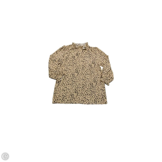 Top 3/4 Sleeve By Cmc In Polkadot Pattern, Size: S