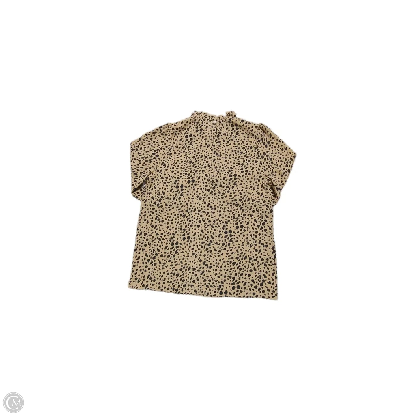 Top 3/4 Sleeve By Cmc In Polkadot Pattern, Size: S