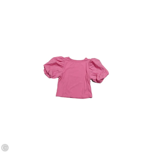 Top Short Sleeve Basic By A New Day In Pink, Size: Xs