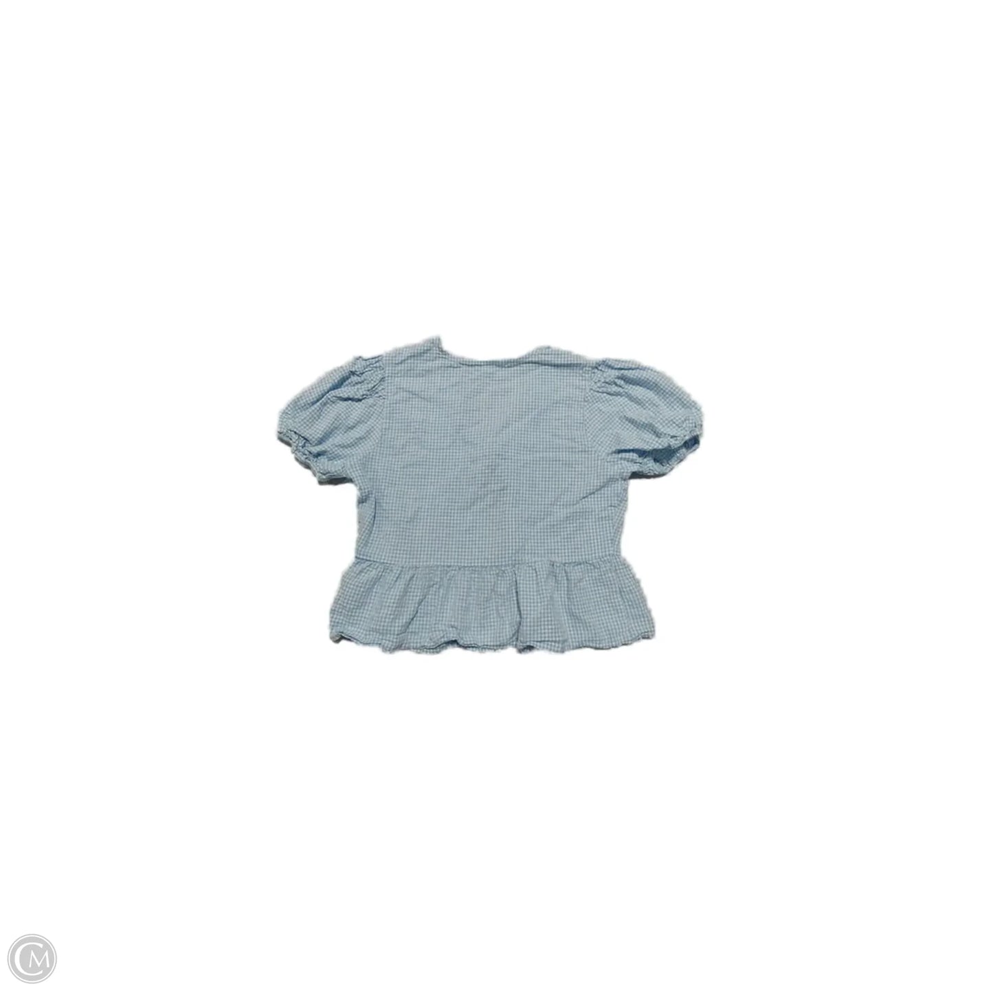 Top Short Sleeve By Live 4 Truth In Checkered Pattern, Size: L