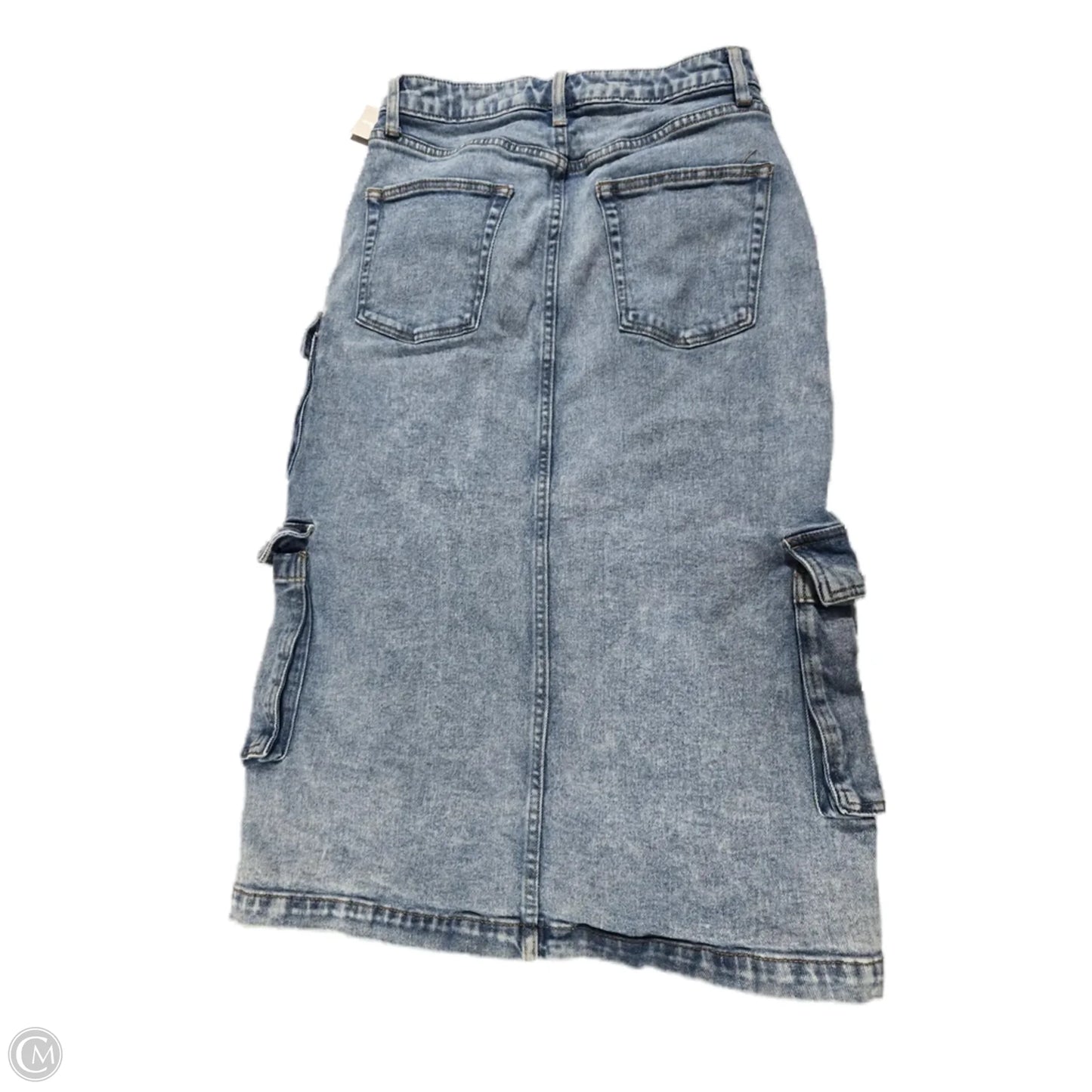 Skirt Midi By Wild Fable In Blue Denim, Size: M