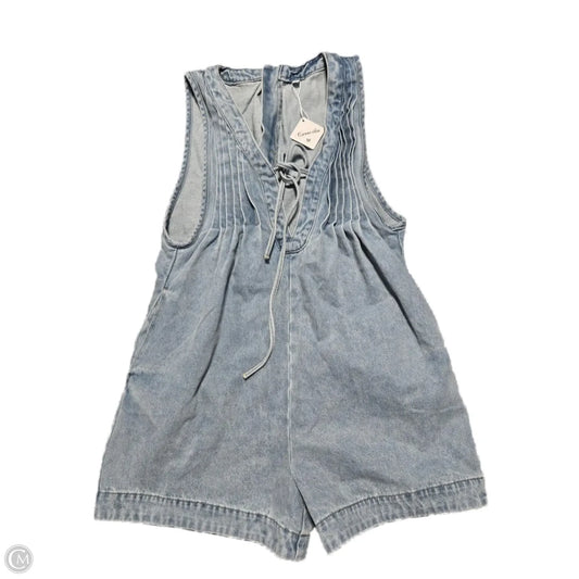 Romper By Cmc In Blue Denim, Size: M