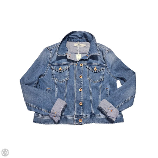 Jacket Denim By Vineyard Vines In Blue Denim, Size: M
