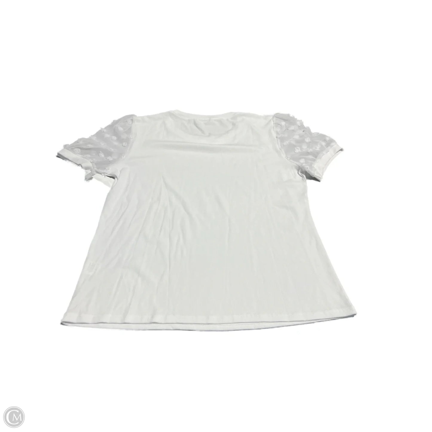Top Short Sleeve By Cmc In White, Size: Xl