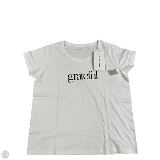 Top Short Sleeve Basic By Cmc In White, Size: Xxl