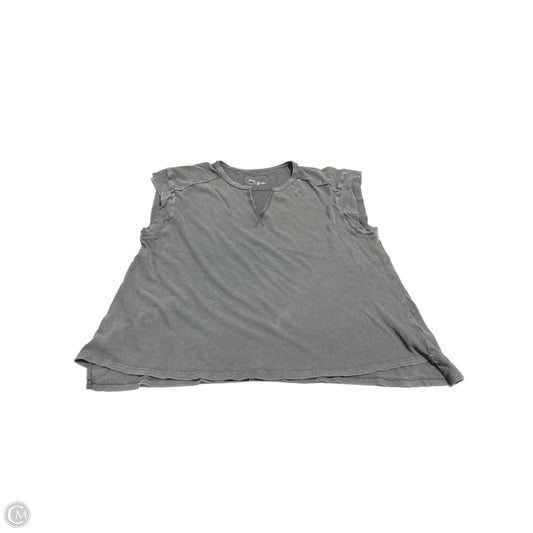 Top Short Sleeve By Aerie In Grey, Size: M