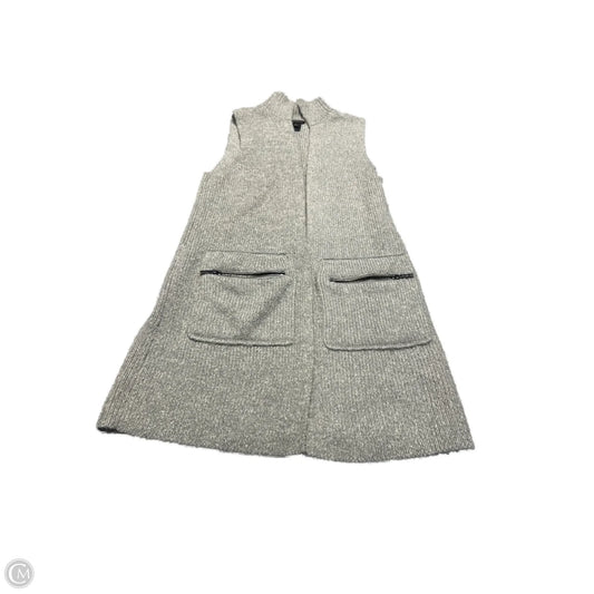 Vest Sweater By Ann Taylor In Grey, Size: Xs