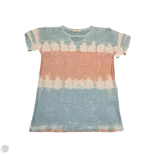 Top Short Sleeve By Promesa In Blue, Size: M