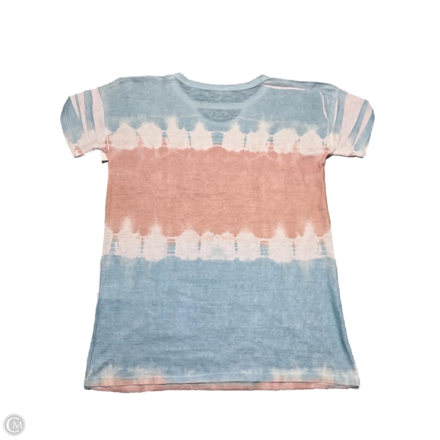 Top Short Sleeve By Promesa In Blue, Size: M