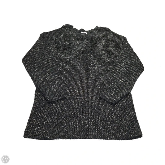 Sweater By Bobbie Brooks In Black & Gold, Size: Xl