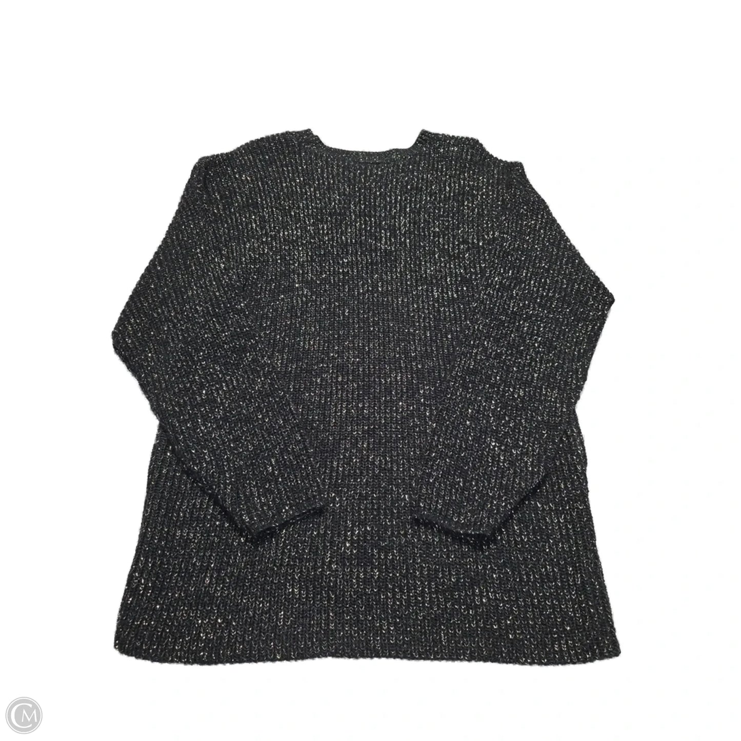 Sweater By Bobbie Brooks In Black & Gold, Size: Xl