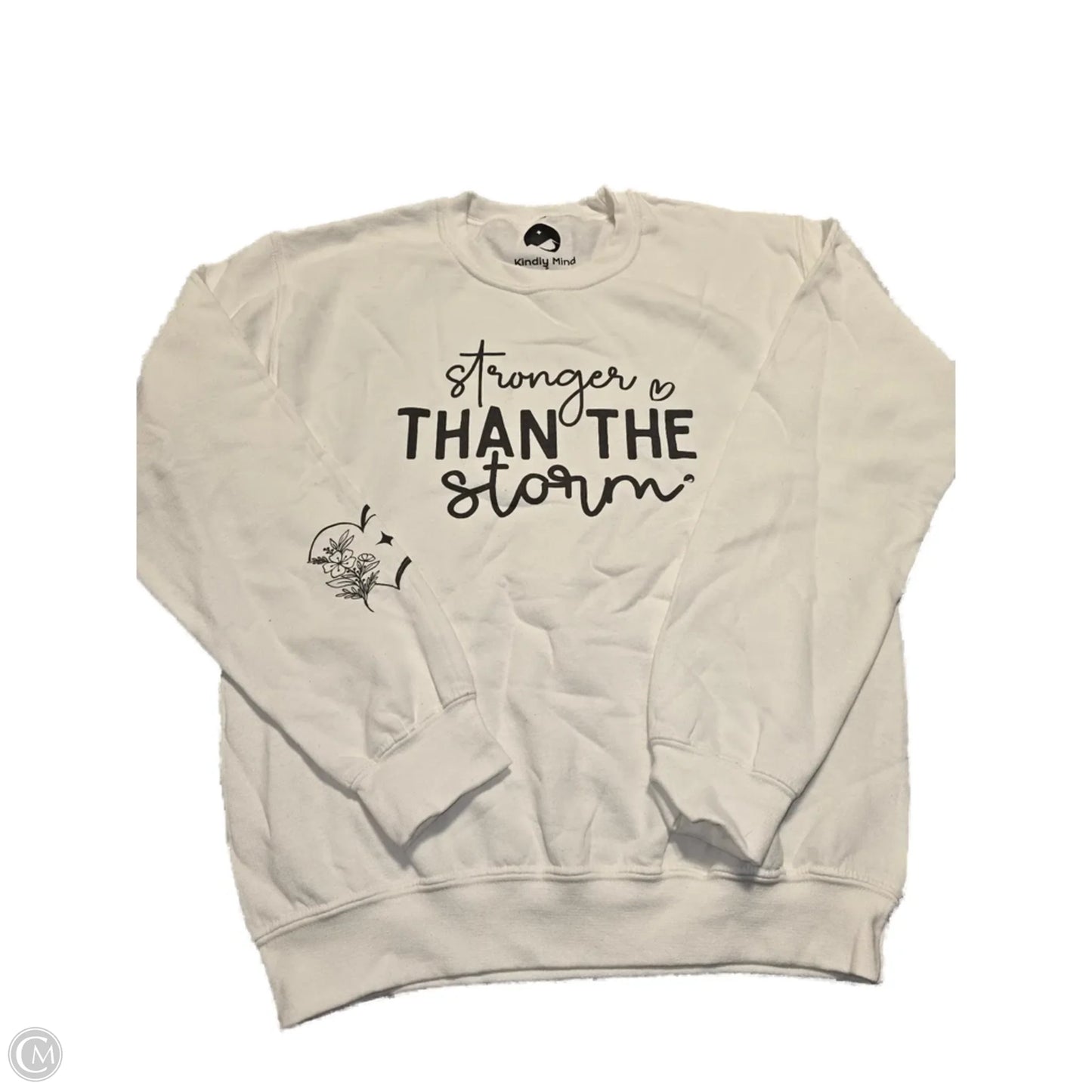 Top Long Sleeve By Cmc In White, Size: S