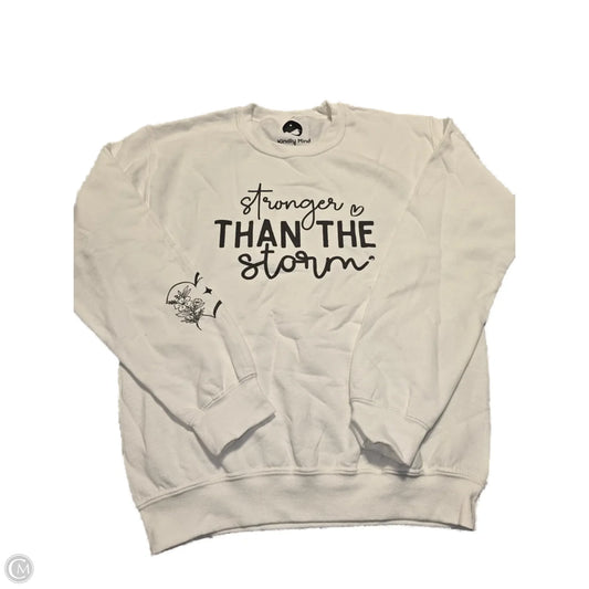 Top Long Sleeve By Cmc In White, Size: S