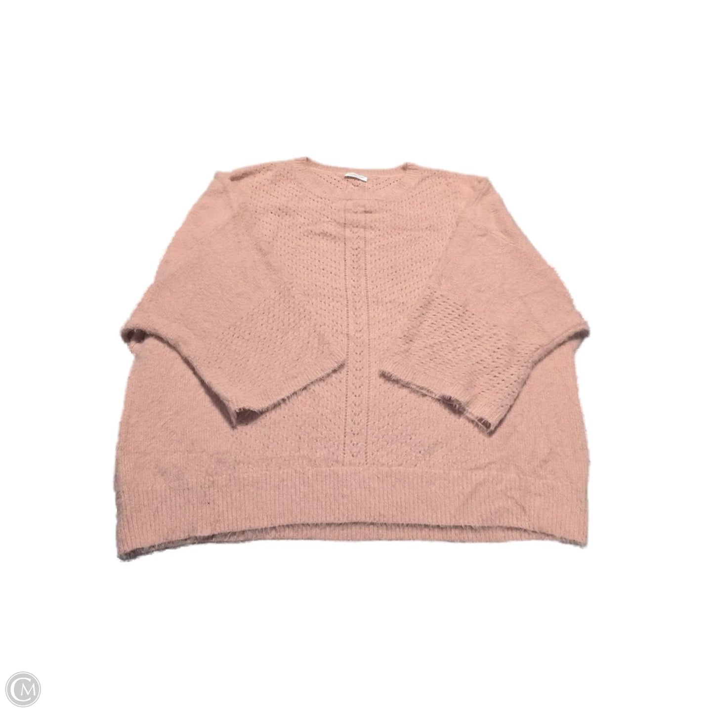 Sweater By Chicsoul In Pink, Size: 2x