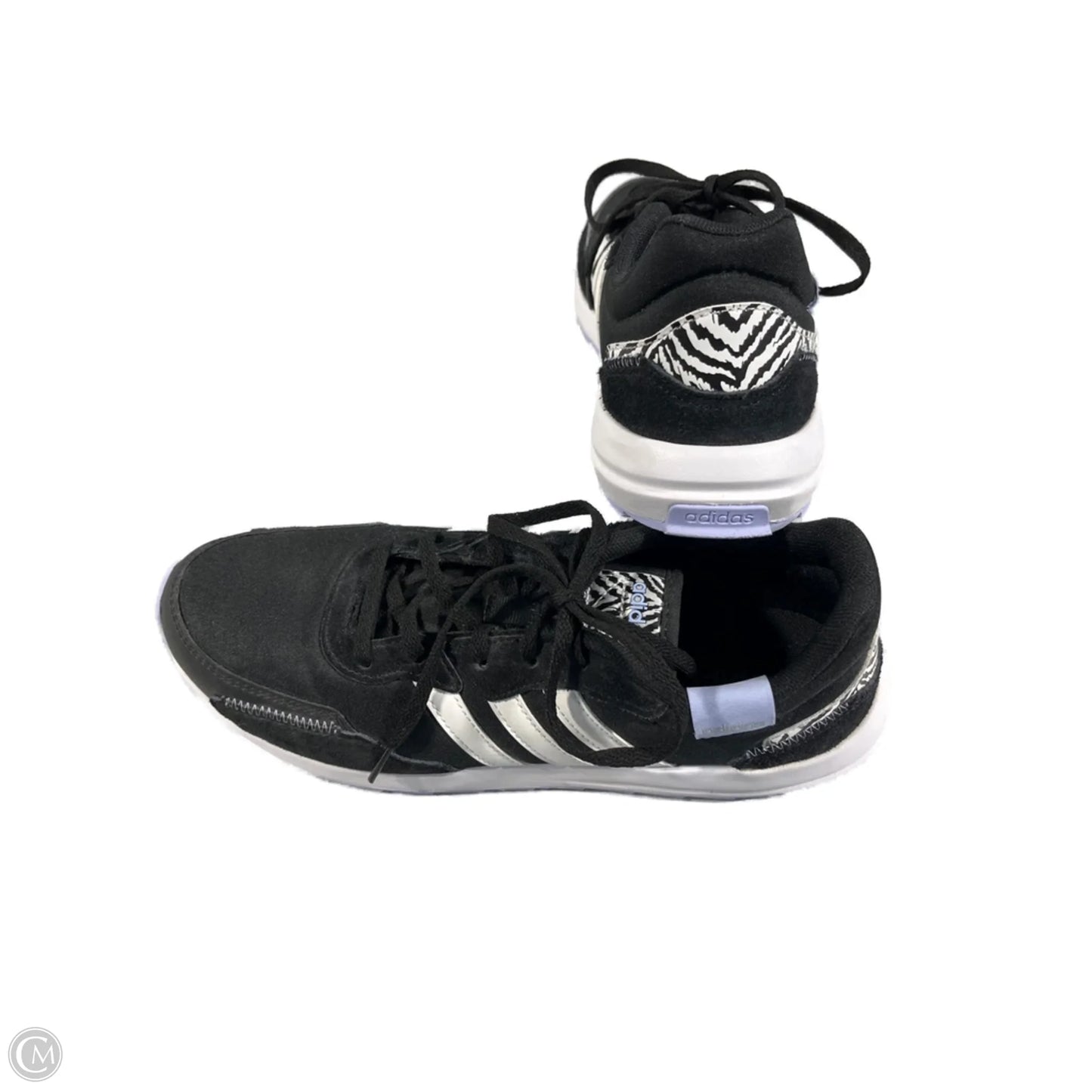 Shoes Athletic By Adidas In Black & Purple, Size: 9
