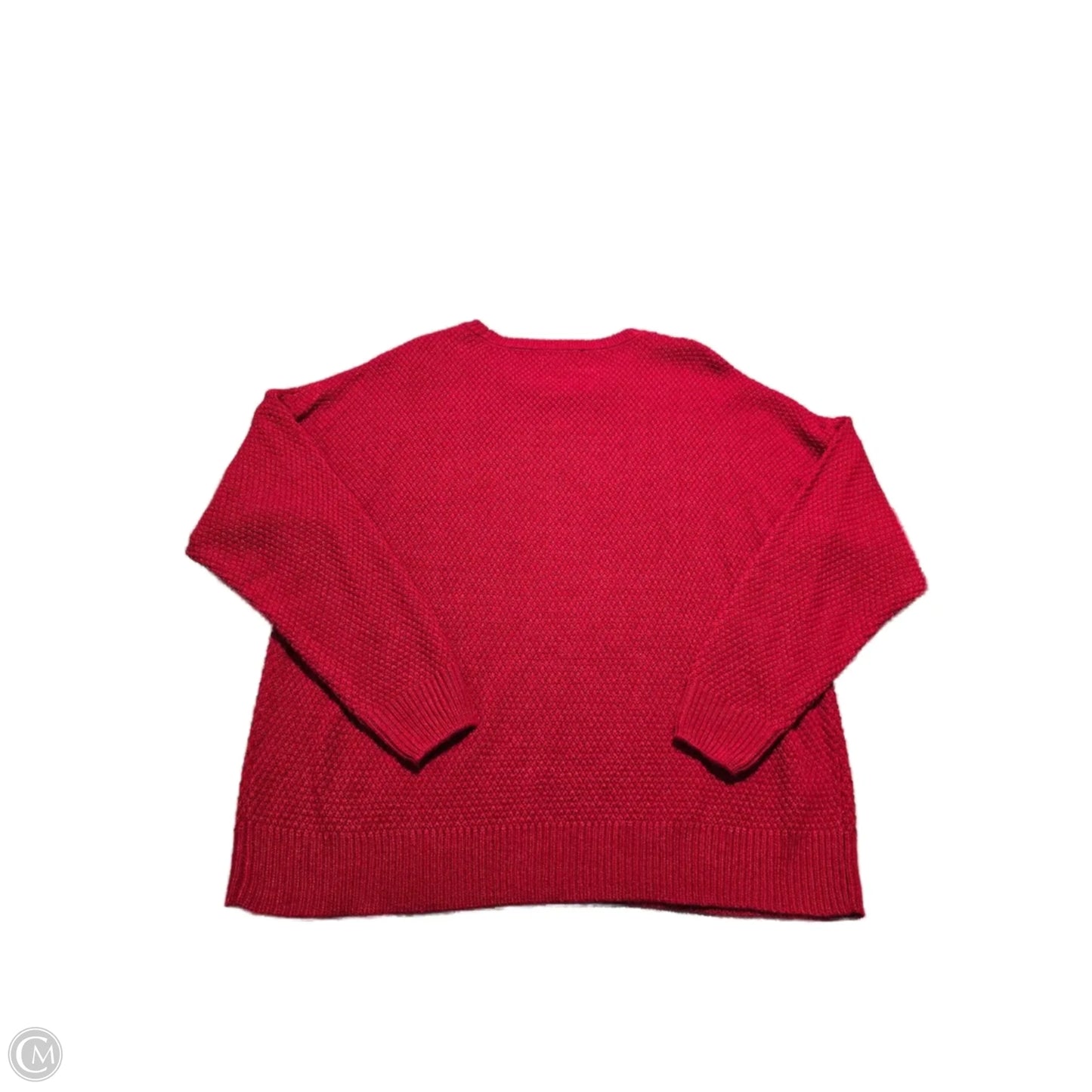 Sweater By Zenana In Red, Size: L