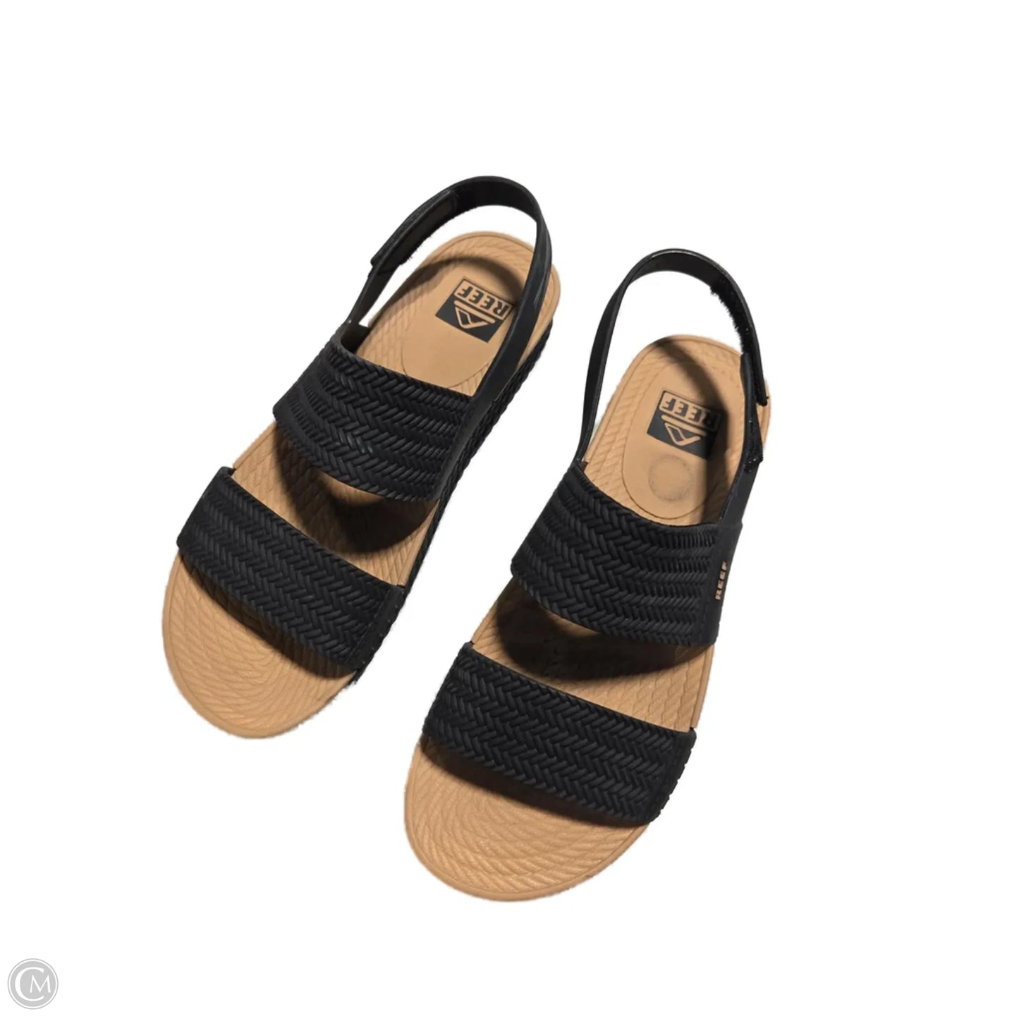 Sandals Flats By Reef In Black, Size: 10