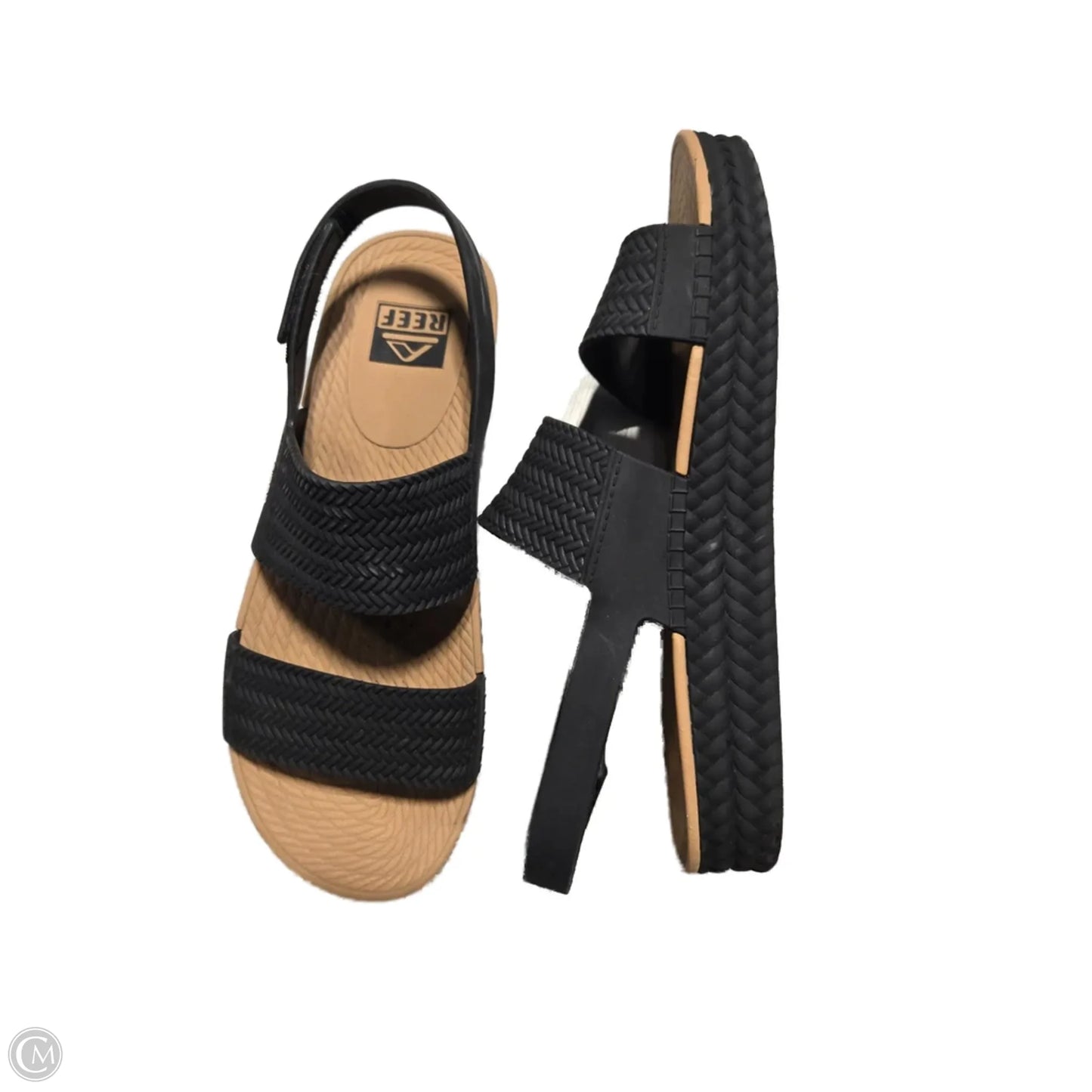 Sandals Flats By Reef In Black, Size: 10