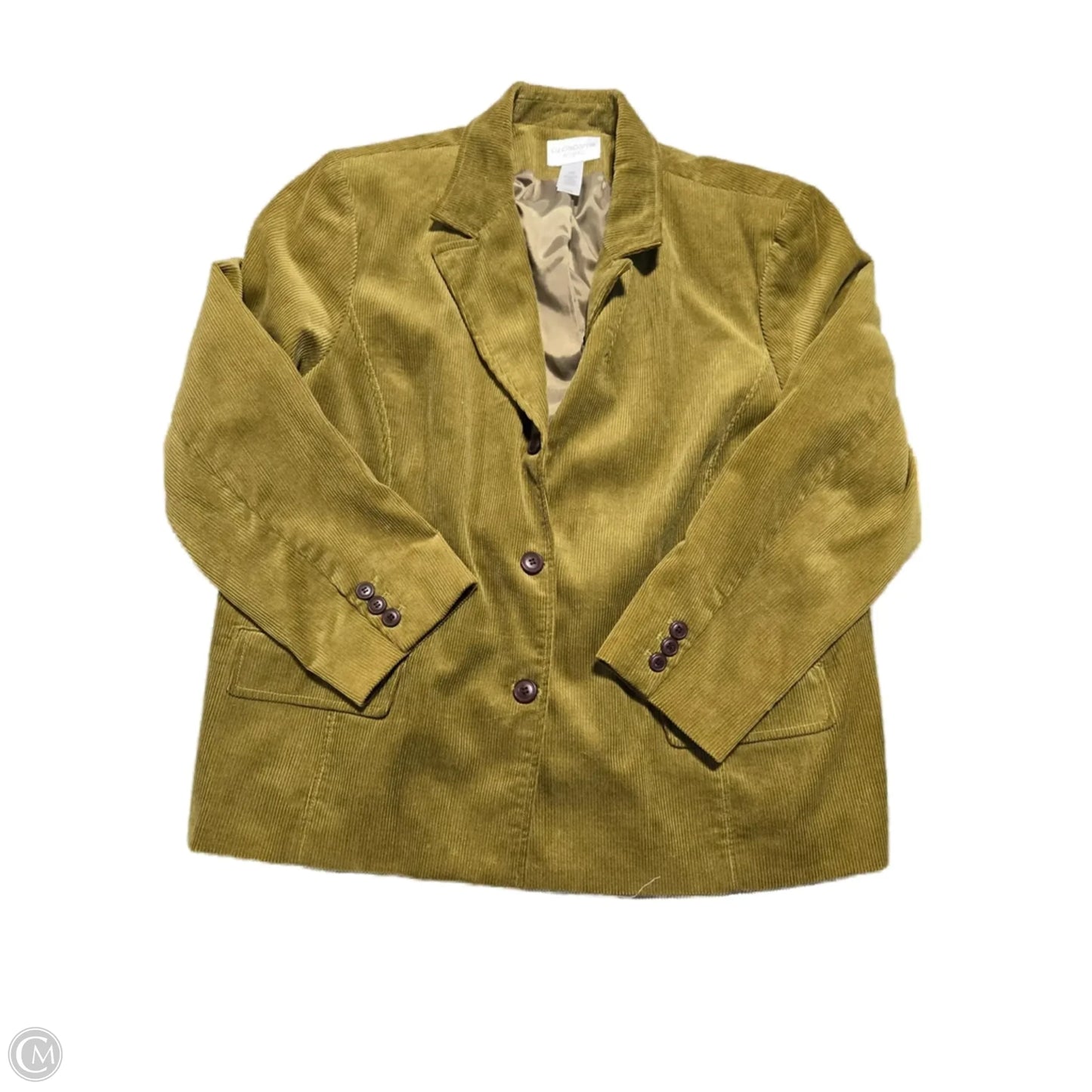 Blazer By Liz Claiborne In Green, Size: 1x