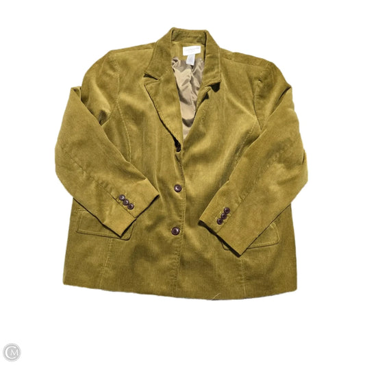 Blazer By Liz Claiborne In Green, Size: 1x