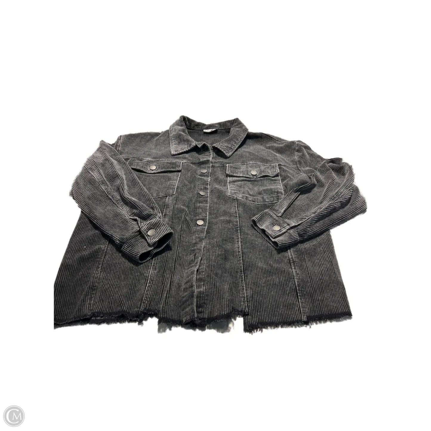 Jacket Denim By Cmc In Black, Size: L