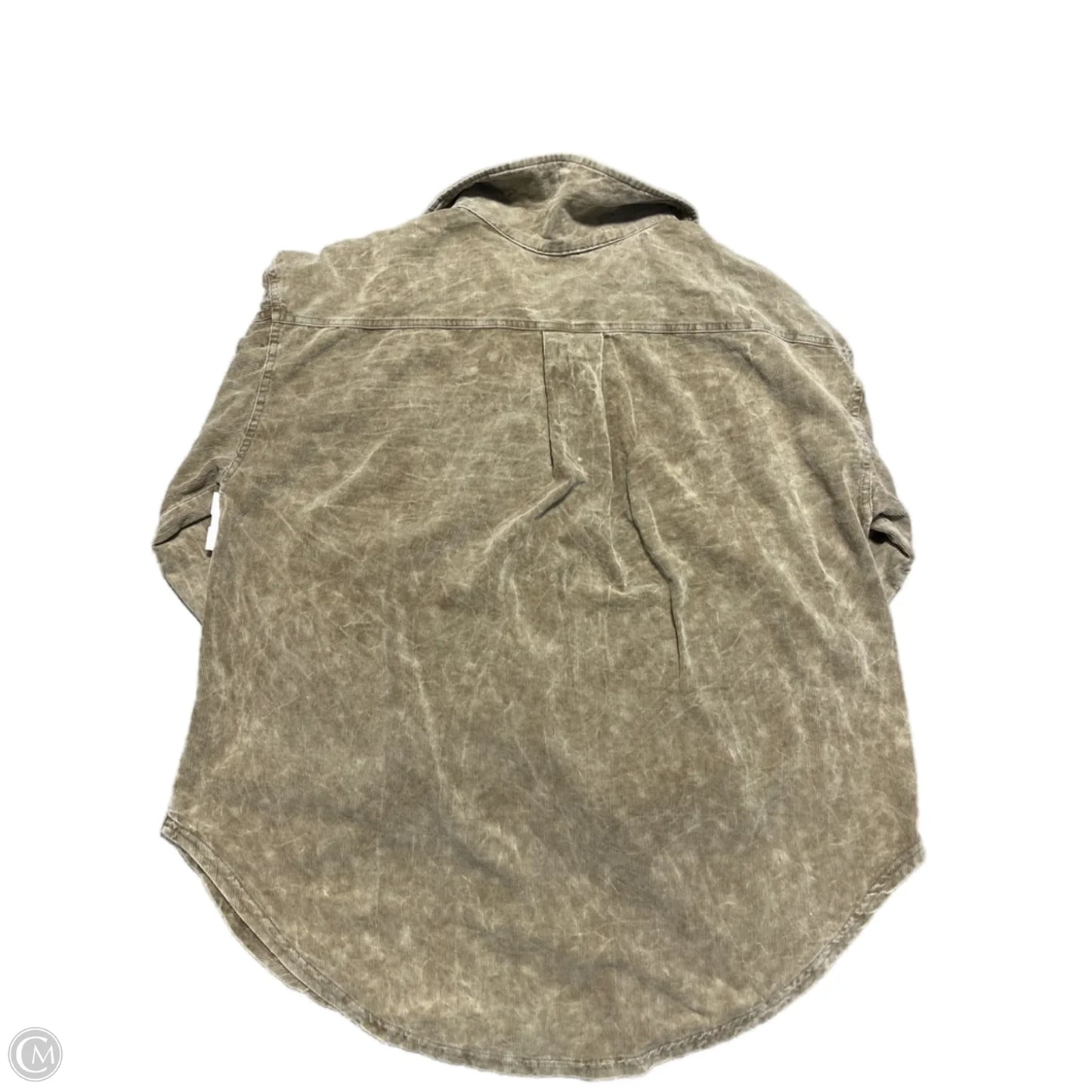Top Long Sleeve By Bibi In Tan, Size: Xl