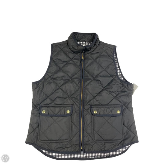 Vest Puffer & Quilted By J. Crew In Black, Size: L