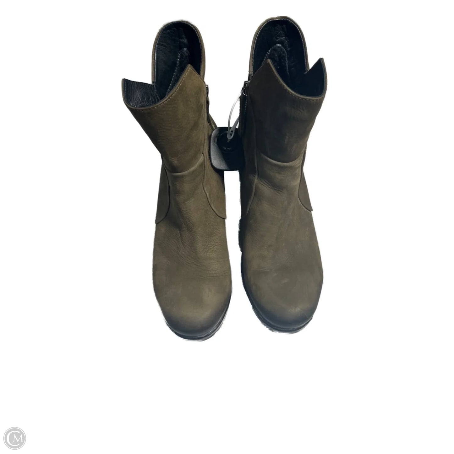 Boots Ankle Flats By Bueno In Green, Size: 10