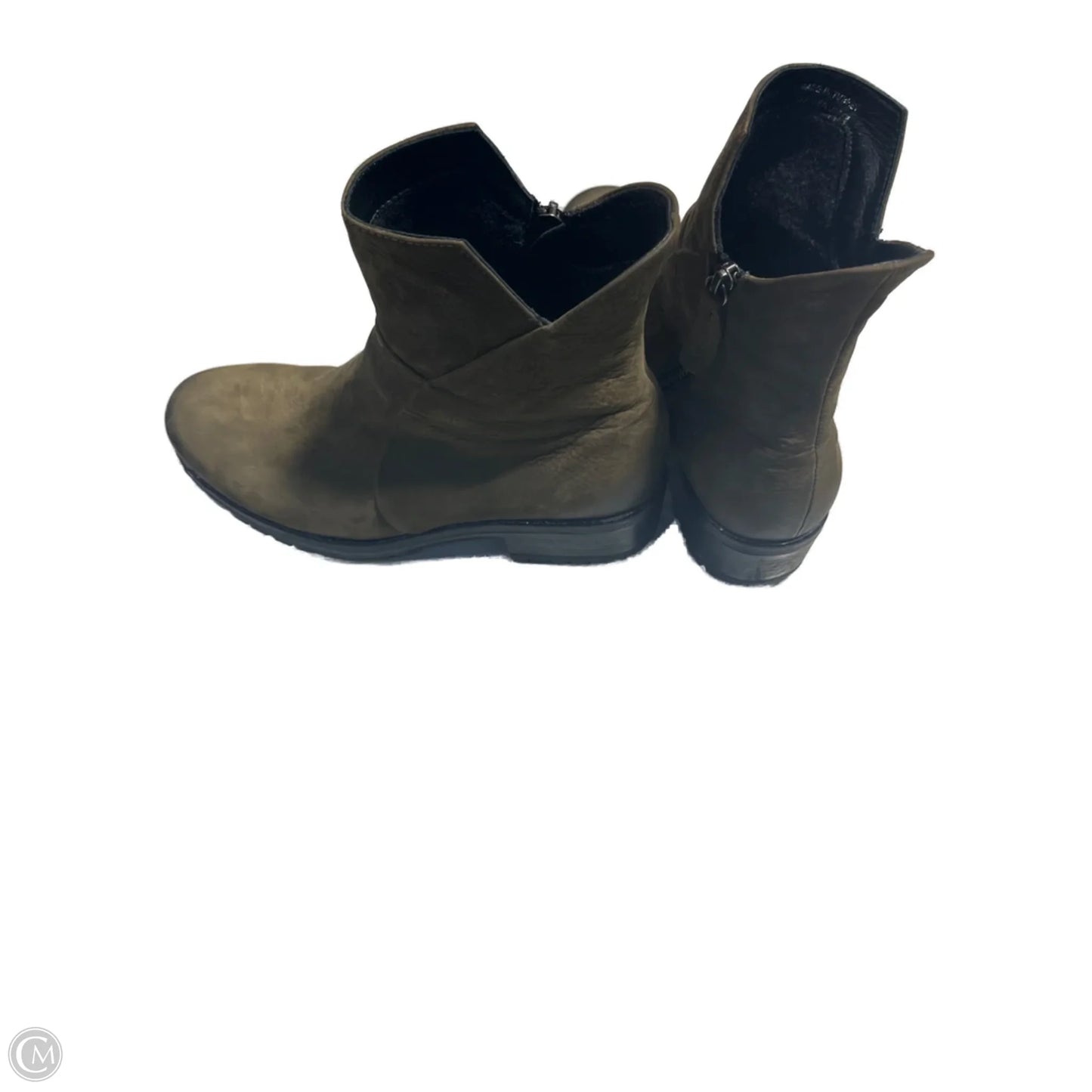 Boots Ankle Flats By Bueno In Green, Size: 10
