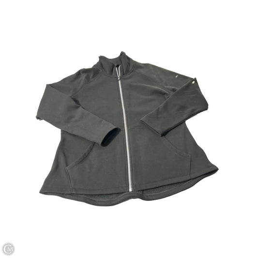 Jacket Fleece By Skechers In Black, Size: Xl