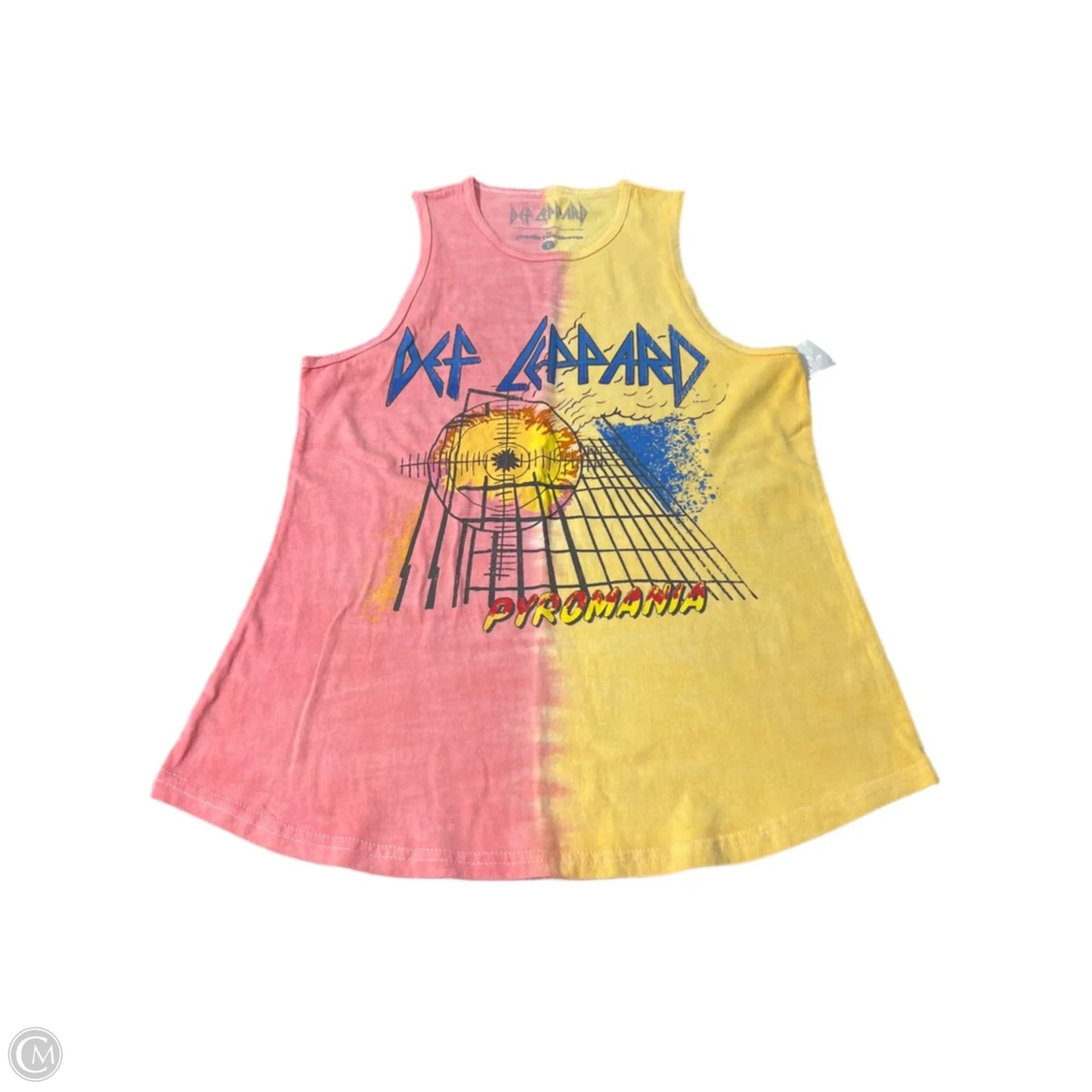 Tank Top By Cmc In Pink & Yellow, Size: S