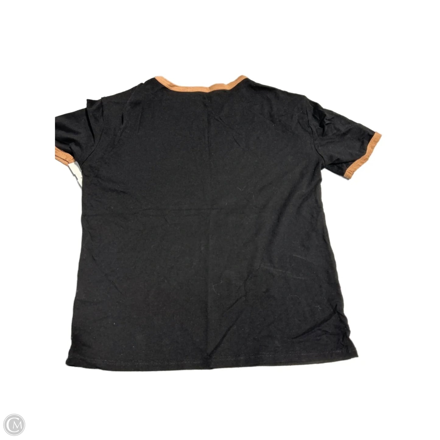 Top Short Sleeve By Heart & Hips In Black, Size: S