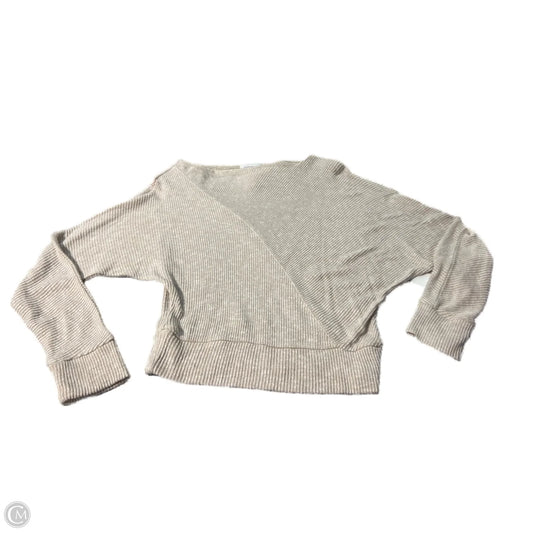 Top Long Sleeve By Evereve In Tan, Size: Xs