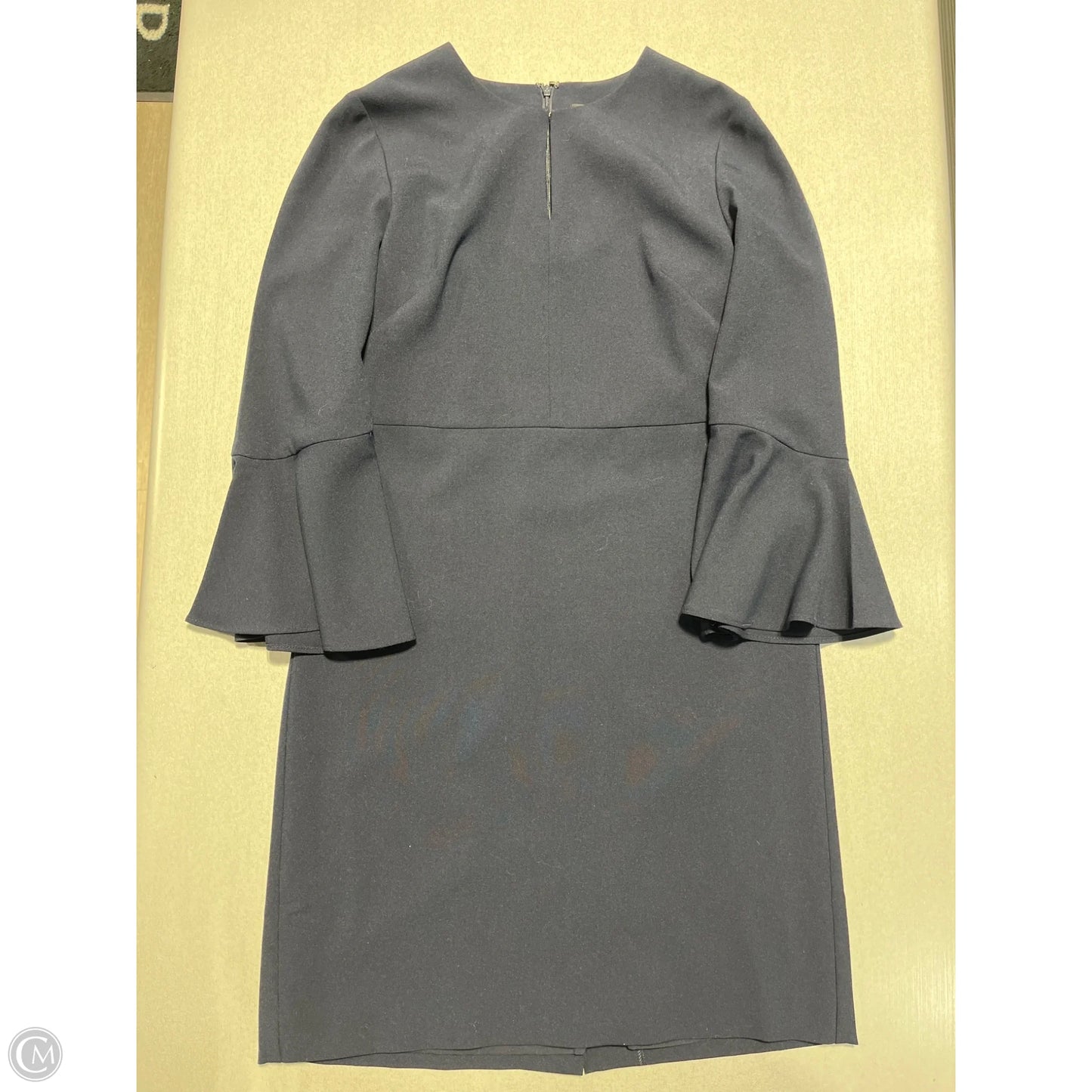Dress Casual Midi By Ann Taylor In Navy, Size: Xs