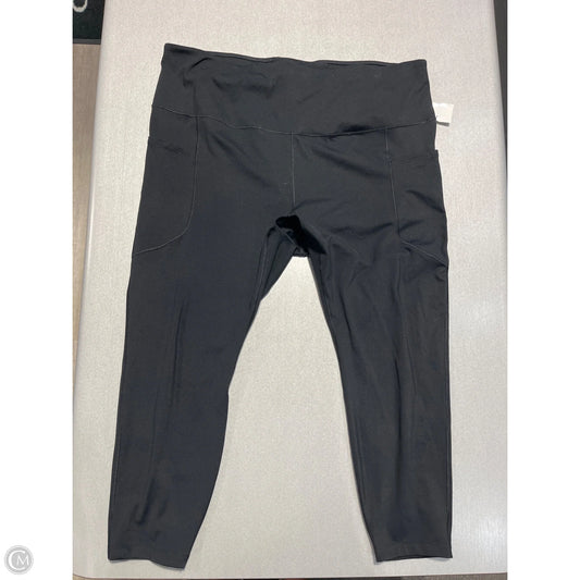 Athletic Leggings By Nike In Black, Size: 3x