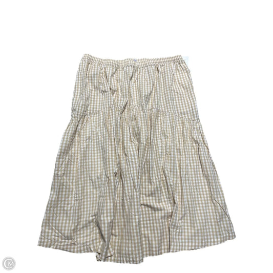 Skirt Maxi By Old Navy In Plaid Pattern, Size: 3x