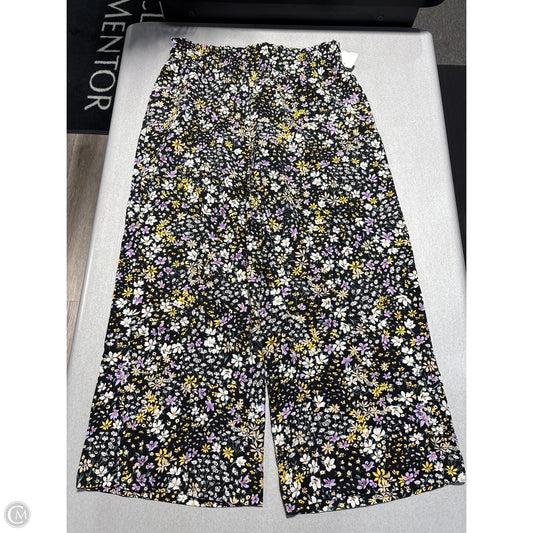 Pants Linen By Ann Taylor In Floral Print, Size: Lp